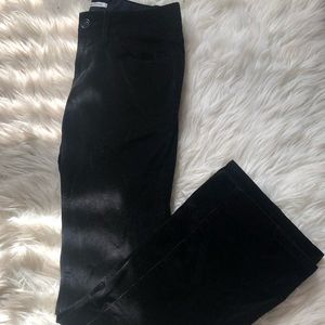 Banana Republic Black Corduroy Flare Leg Pants/Jeans